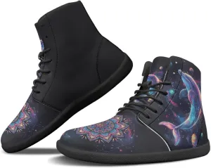 Novelty Barefoot Shoes Men's Women's PU Leather Zero Drop Sole Trail Running Flat Minimalist Sneakers Athletic Shoes