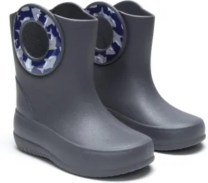 OKABASHI Kid's Kendall Rain Boot | Waterproof Design | Machine Washable | Easy-On Handles | Latex Free | Sustainably Made in the USA