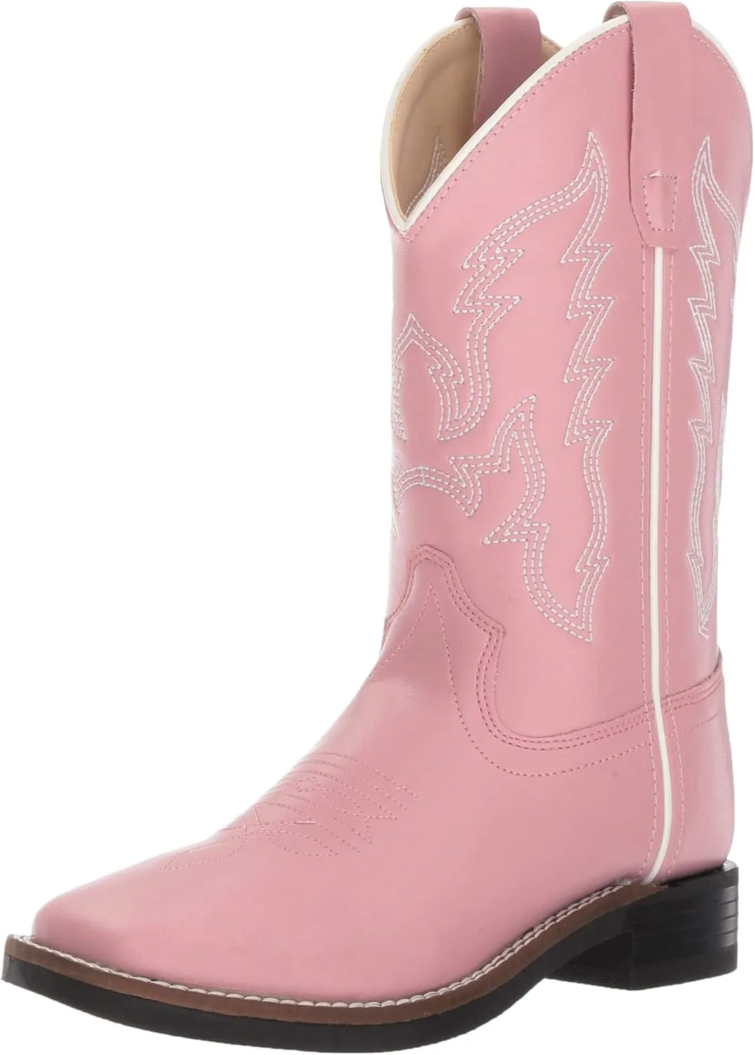 Old West Kids Boots Girl's Square Toe Leatherette (Toddler/Little Kid) Boots