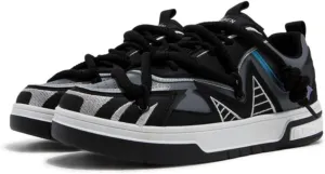 Orange Woven Canvas Low Cut Lace Up Skate Shoes for Women Fashion Street Style Durable Non Slip Rubber Sole for All Season Casual and Sport Use
