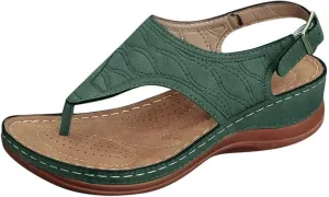 Orthopedic Sandals for Women Arch Support Ankle Strap Dressy Walking Sandals Open Toe Platform Wedge Beach Shoes