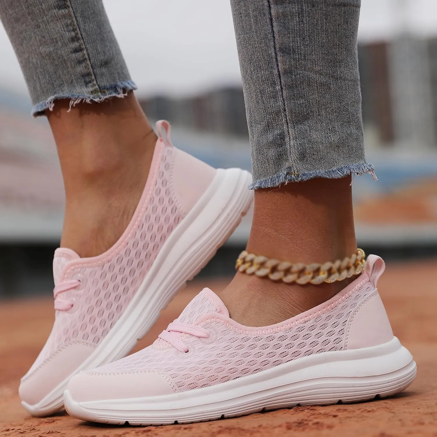 Orthopedic Shoes for Women Wide Width Women's Soft Sole Mesh Comfort Orthopedic Shoes Women Arch Support Orthotic Shoe Walking Slip On Diabetic Foam Sneaker Casual Comfortable Walking Sneakers