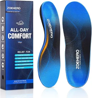 Plantar Fasciitis Insoles for Men & Women,Heavy Duty Orthotic Inserts with Arch Support for Plantar Fasciitis Relief,Foot Pain Relief,Comfort Insoles for Standing All Day,Sprot,Hiking