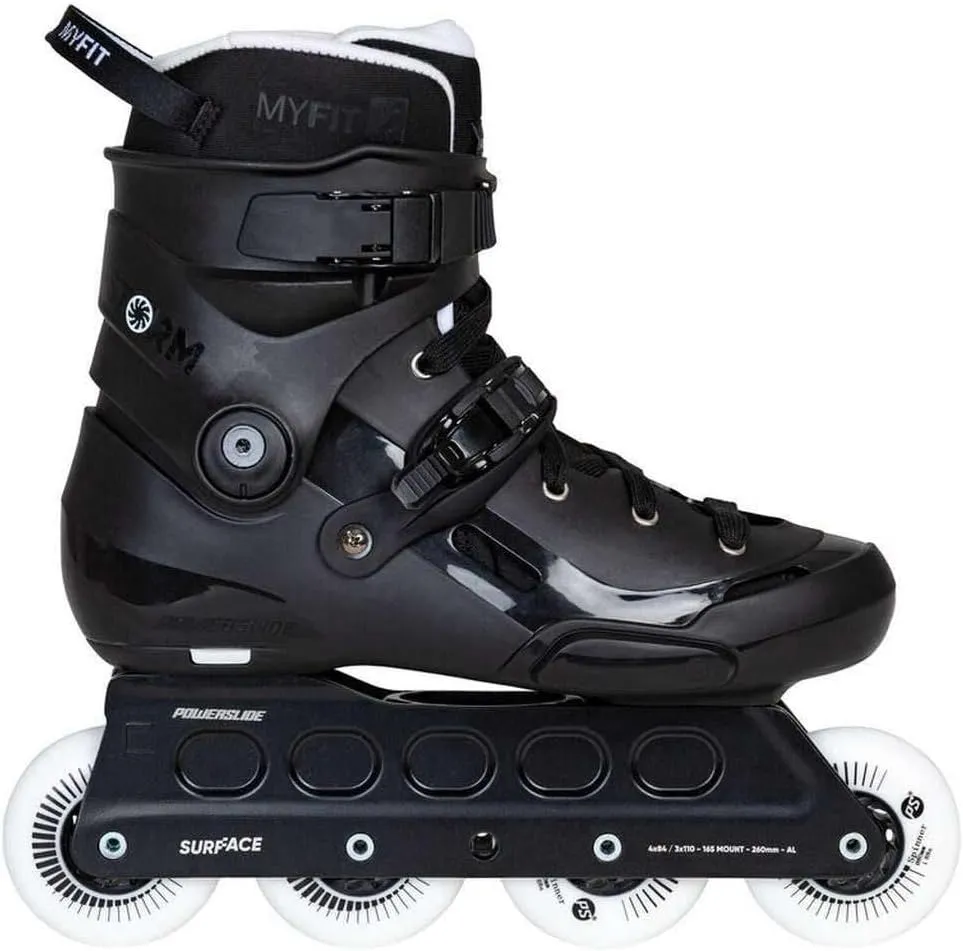 PS Storm 80 Skates Black 5.5 - 6.0 (37-38)