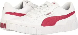 PUMA Cali Womens Sneakers in White/Persian Red, Size 10