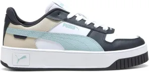 PUMA Womens Carina Street Platform Lace Up Sneakers Shoes Casual - White - Size 8 M