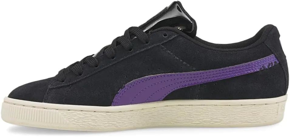 Puma Womens Suede Classic Cat Woman Lace Up Sneakers Shoes Casual - Black, Purple