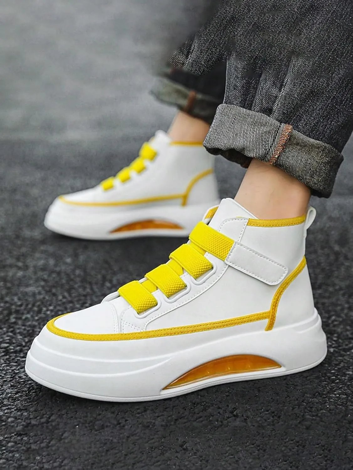 Retro Y2K High Top Sneakers Women Fashion Breathable Anti Slip Streetwear Shoes for Daily Wear Outdoor Walks Soft Insole Chunky Sole Comfort Fit