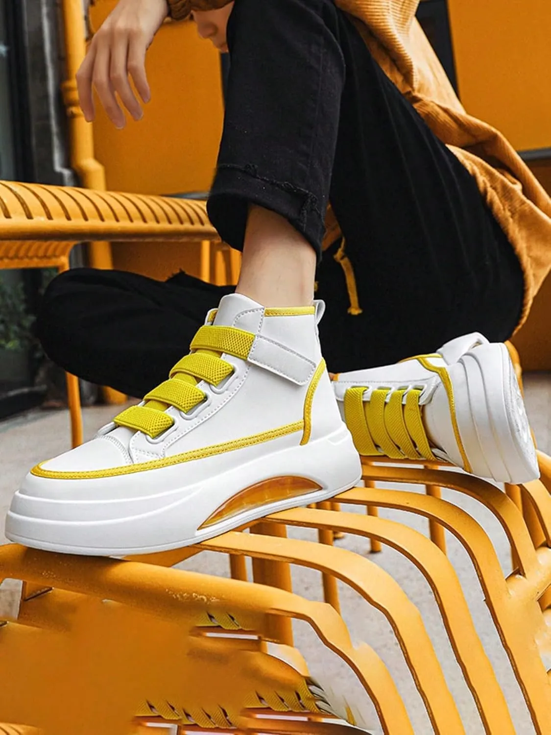 Retro Y2K High Top Sneakers Women Fashion Breathable Anti Slip Streetwear Shoes for Daily Wear Outdoor Walks Soft Insole Chunky Sole Comfort Fit