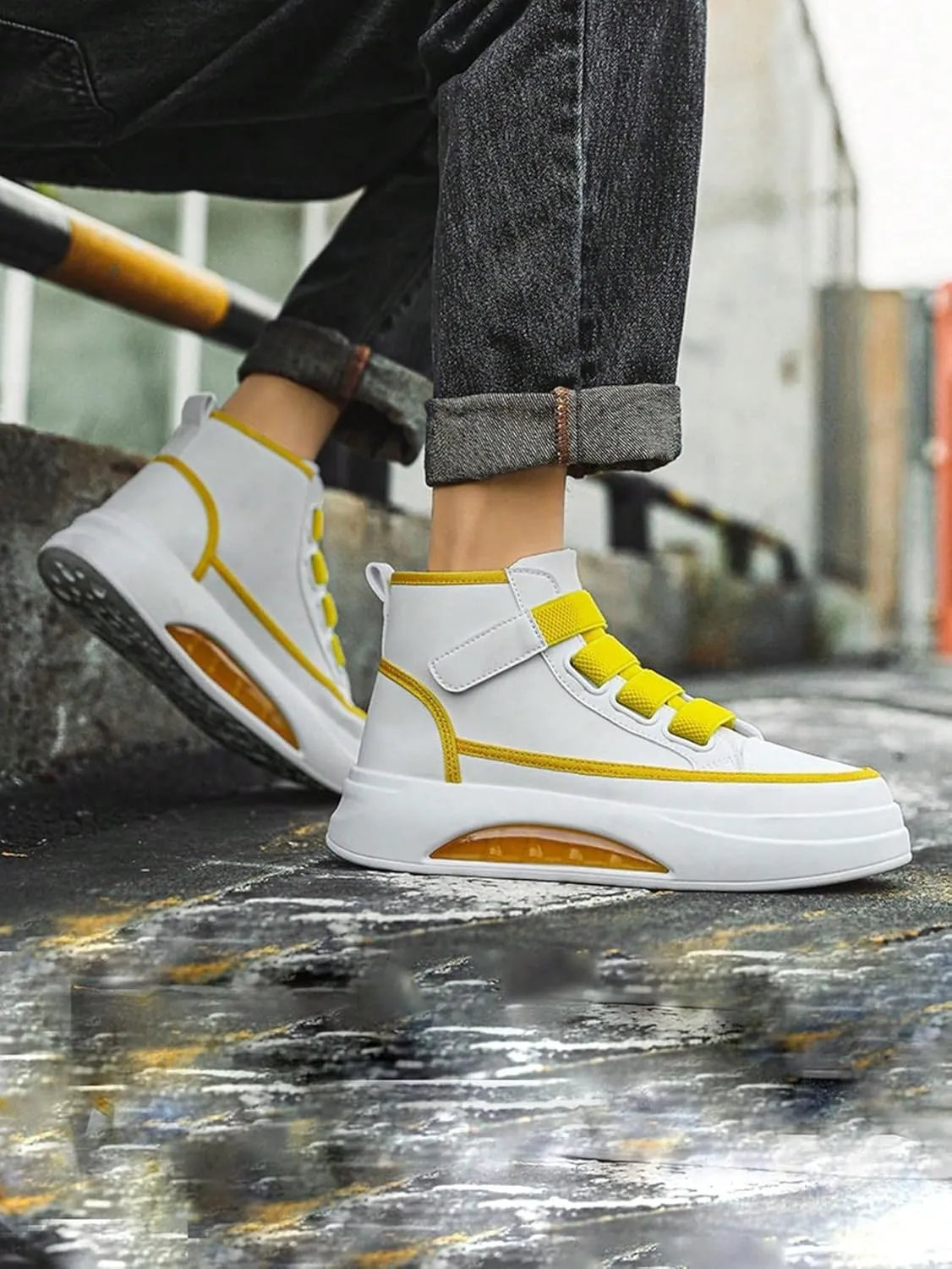 Retro Y2K High Top Sneakers Women Fashion Breathable Anti Slip Streetwear Shoes for Daily Wear Outdoor Walks Soft Insole Chunky Sole Comfort Fit