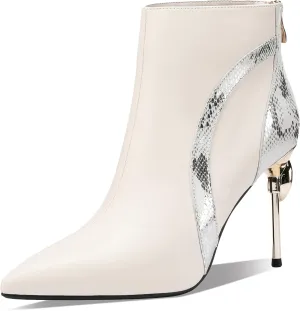 Sexy Dress Stiletto Booties for Women Pointed Toe Ankle Boots