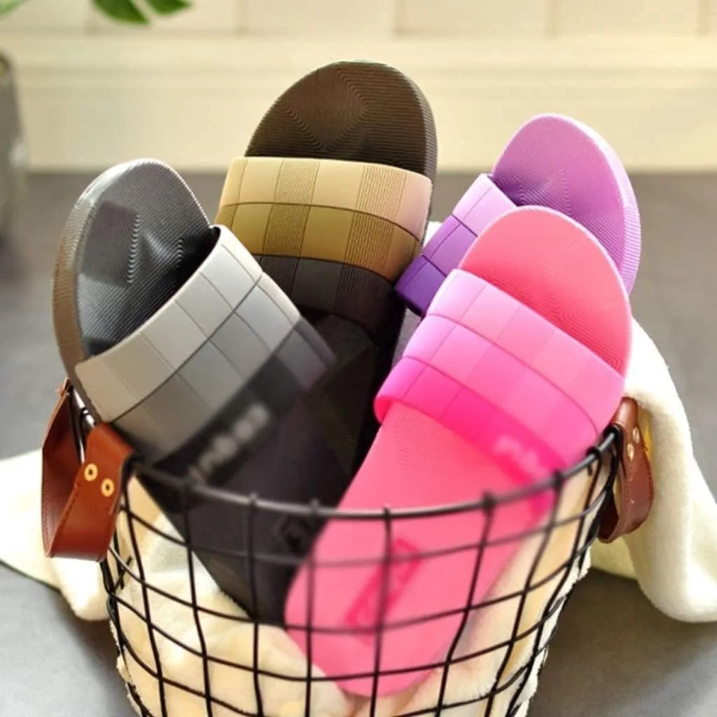 Shower Shoes Men House Slippers for Men Men's Summer Indoor Home Bathroom Bath Non-Slip Soft Bottom Couple Deodorant Care Shoes(Size:40)