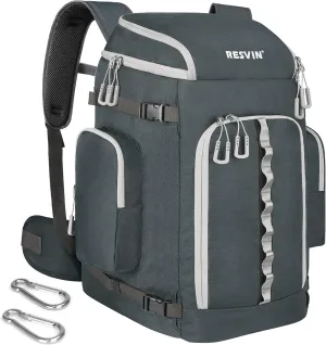 Ski Boot Bag, 65L Ski Boot Bag Backpack 1680D Nylon Waterproof Ski Bag for, Skis Snowboard & Accessories
