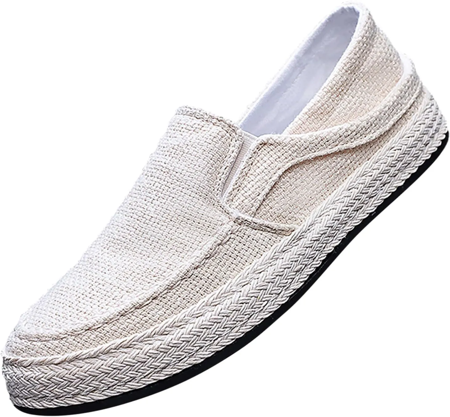 Slip on Loafers Men Comfort Memory Foam Breathable Mesh Fashion Low Top Sneakers Non Slip Travel Jogging Athletic Running Shoes