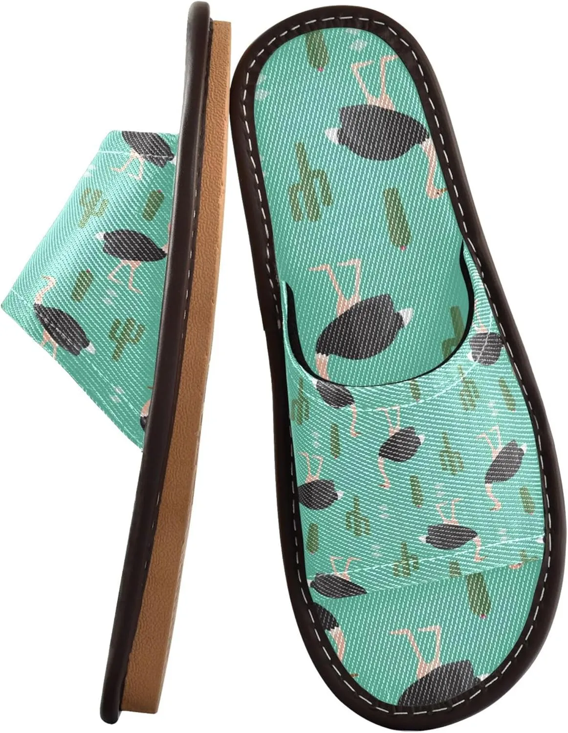 Slippers for Women Men Open Toe House Shoes Home Slipper Quick Drying Bathroom Shower Sandals