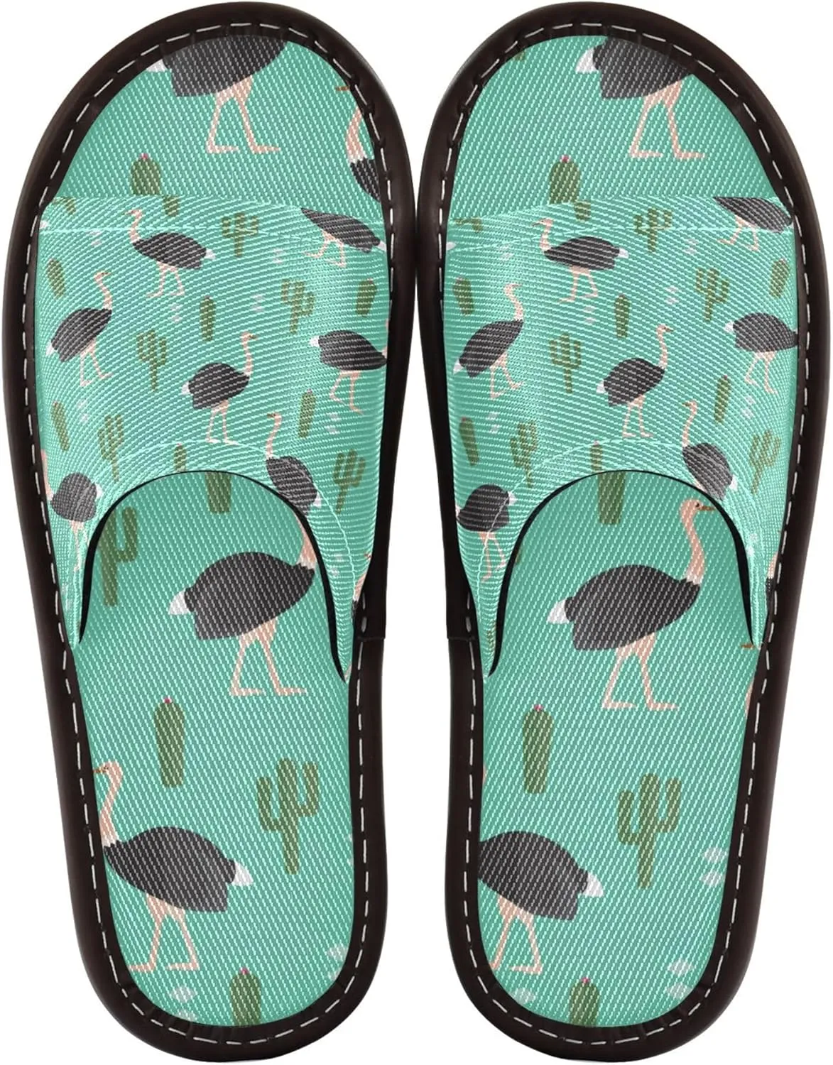 Slippers for Women Men Open Toe House Shoes Home Slipper Quick Drying Bathroom Shower Sandals