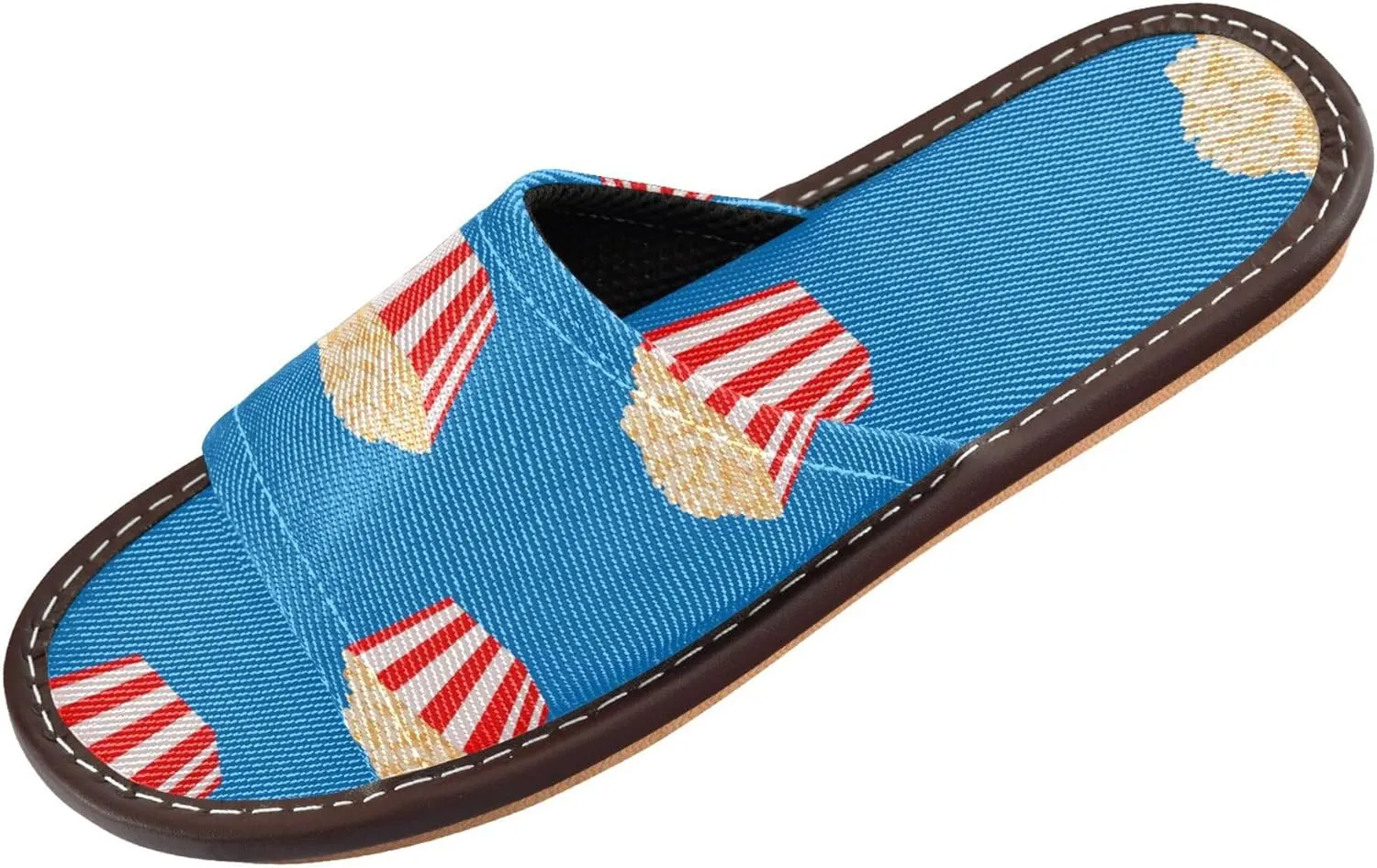Slippers for Women Men Open Toe House Shoes Home Slipper Quick Drying Bathroom Shower Sandals