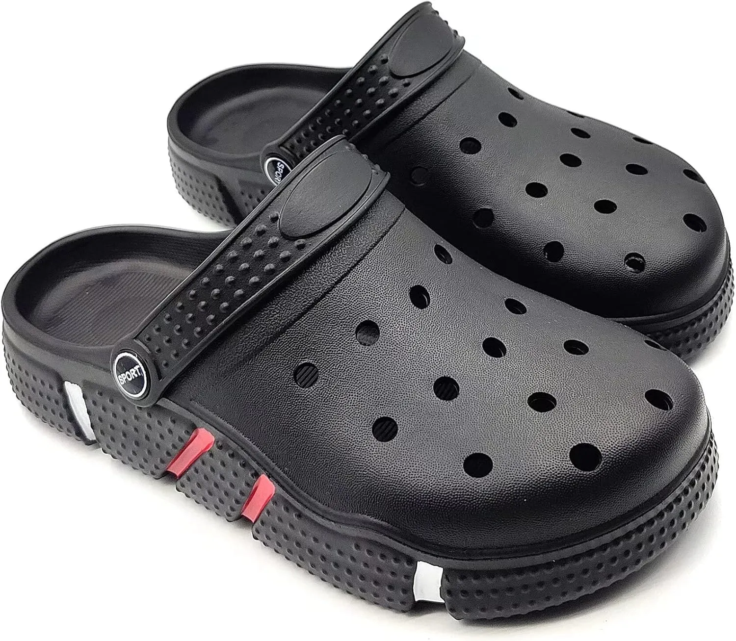 Solaud Men and Women Unisex Garden Clogs Shoes Quick-Drying Breathable Comfortable Summer Beach Slippers Sandals