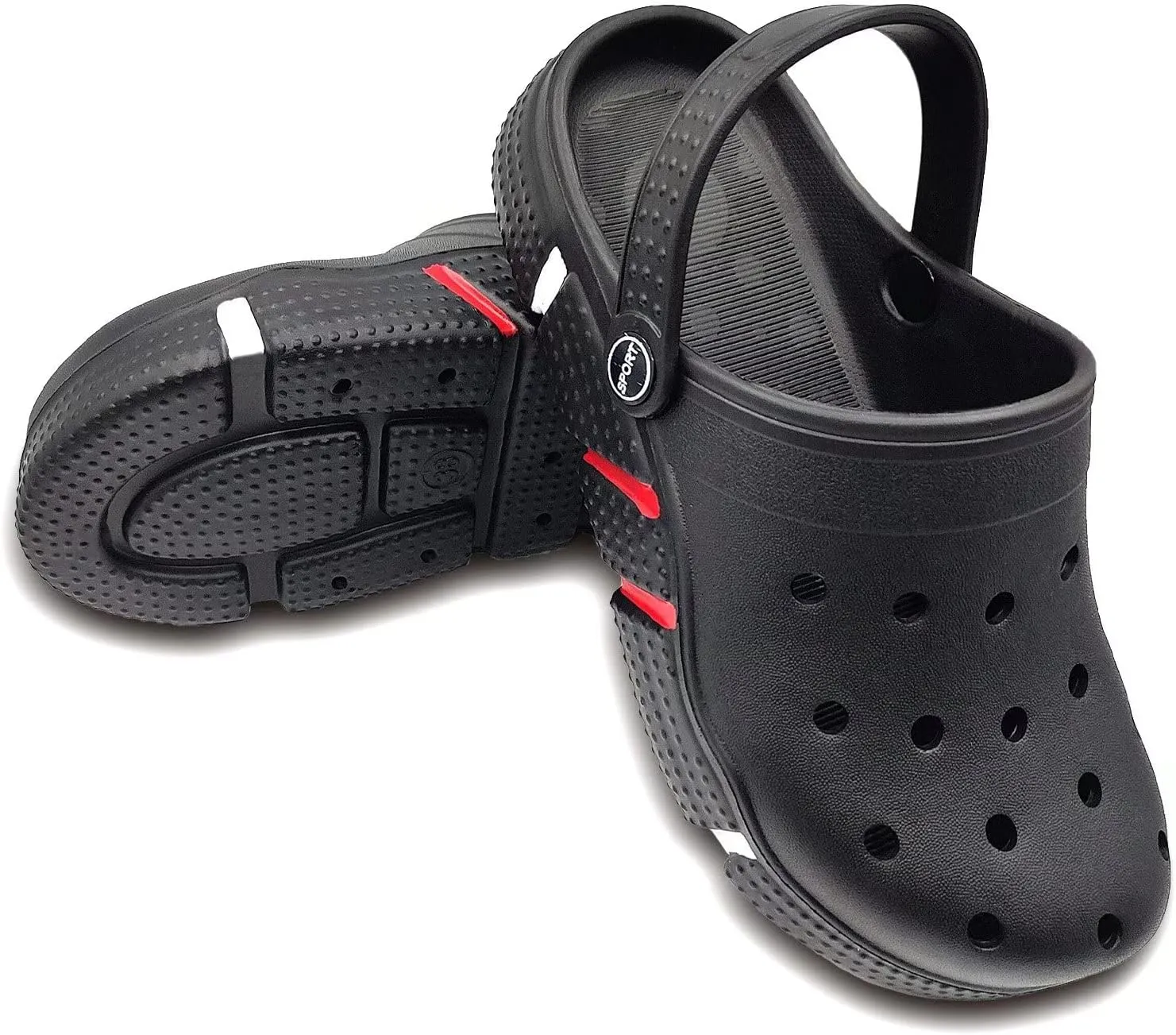 Solaud Men and Women Unisex Garden Clogs Shoes Quick-Drying Breathable Comfortable Summer Beach Slippers Sandals