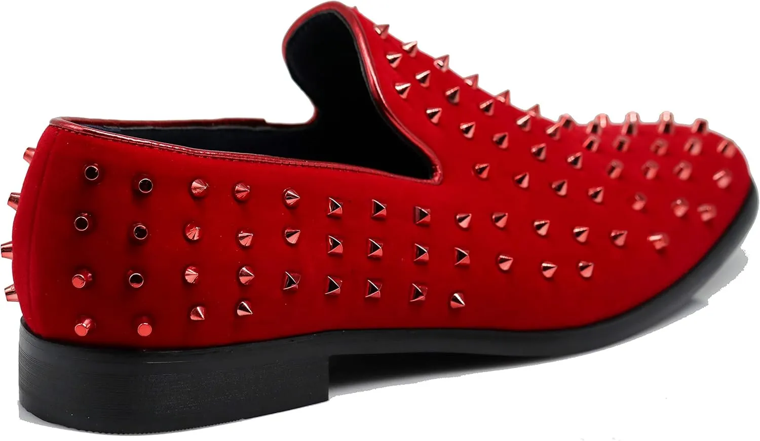 SPK26 Men's Vintage Velvet Rhinestone Designer Dress Loafers Slip On Shoes Classic Tuxedo Dress Shoes