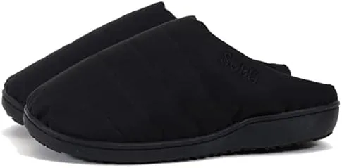 SUBU Unisex Black Slippers XLarge (US Men’s 11-12 / US Women’s 13-14) Soft Cushioning Extra Warm Insulated Slippers