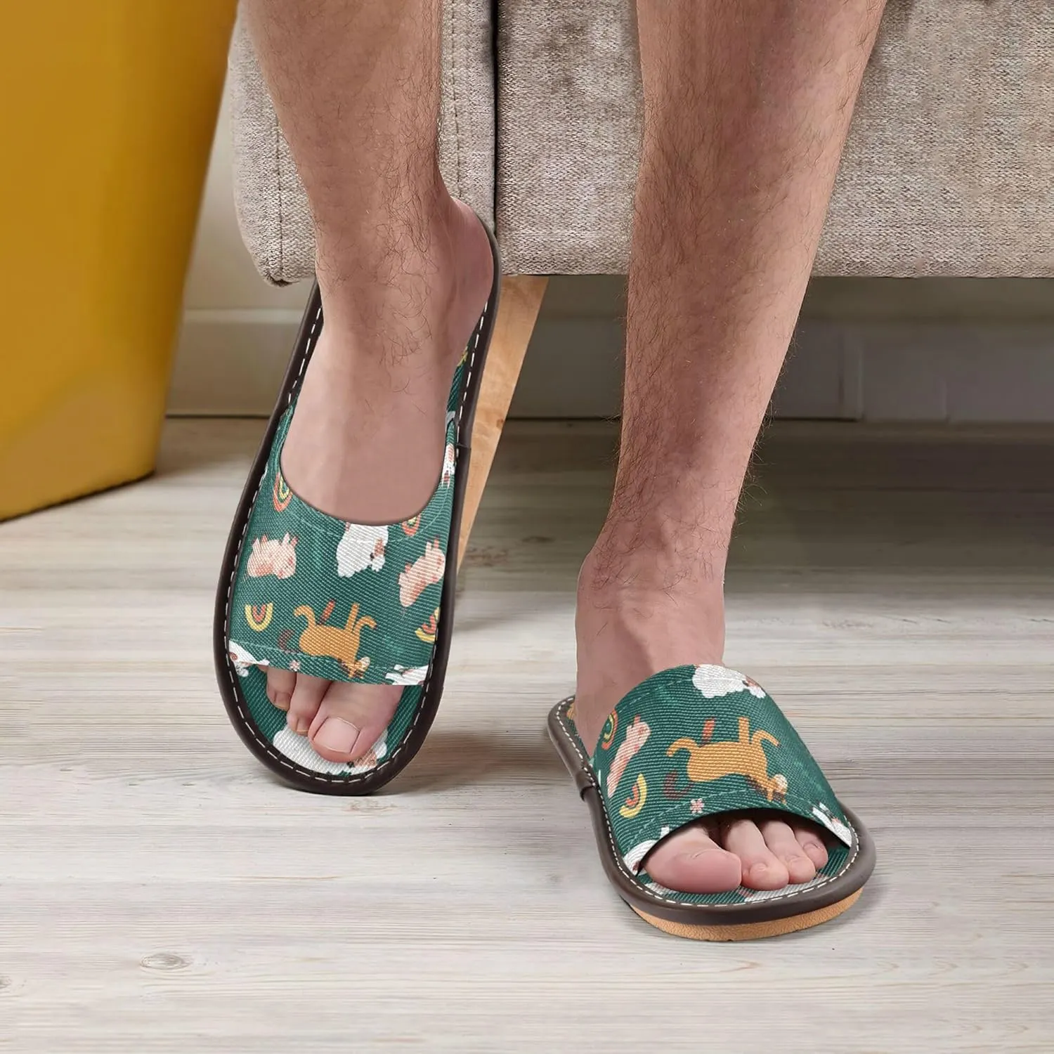 Summer Slippers for Women Men Non Slip Quick Drying Shower Slides Bathroom Sandals