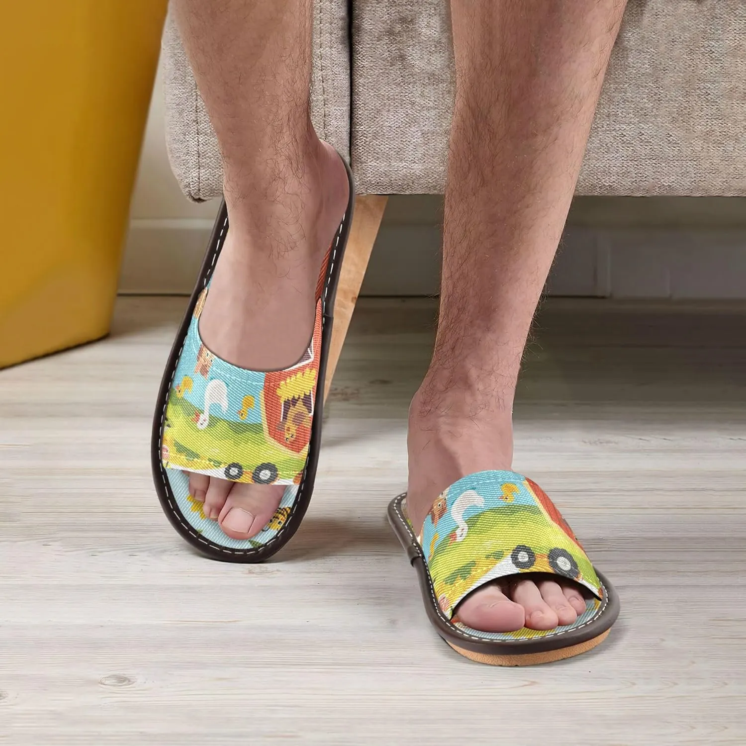 Summer Slippers for Women Men Non Slip Quick Drying Shower Slides Bathroom Sandals