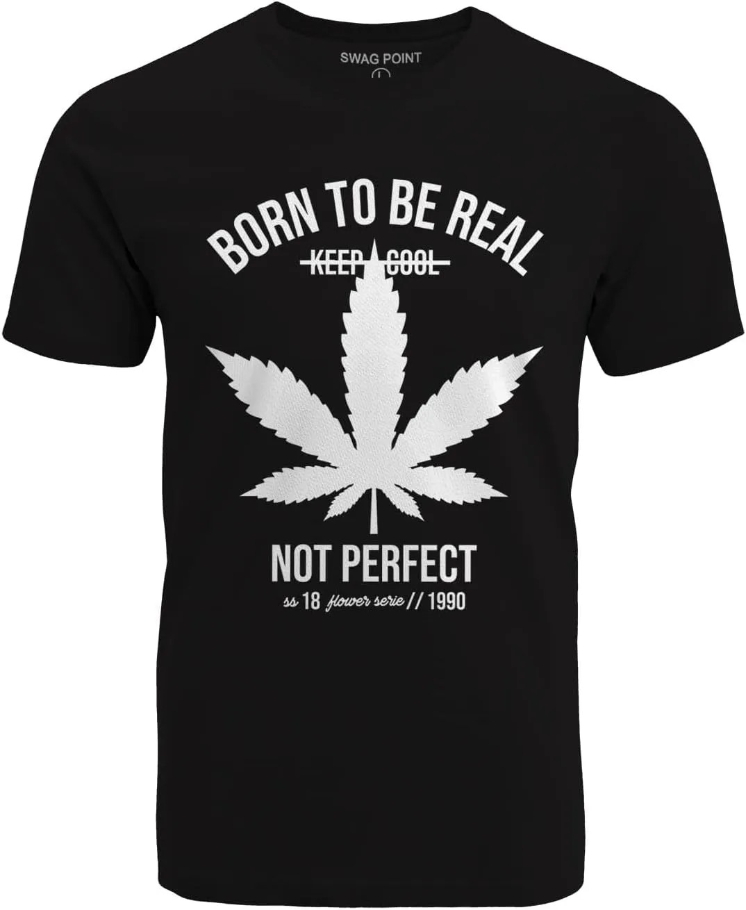 Swag Point Men’s Graphic T Shirts – 100% Cotton Short Sleeve Urban Casual Tops Streetwear Hip Hop Hipster Crewneck Tee