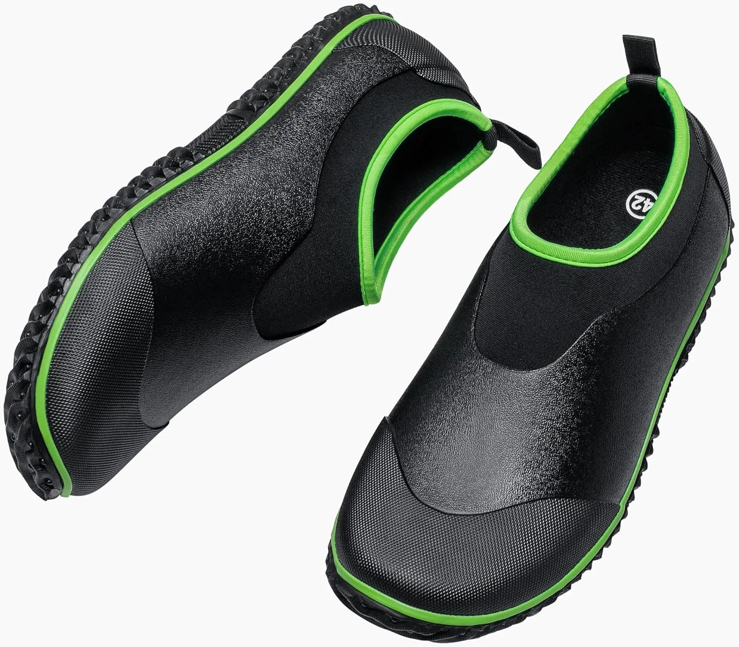 TENGTA Unisex Waterproof Garden Shoes Womens Rain Boots Mens Car Wash Footwear