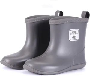 Toddler Rain Boots Baby Rain Boots Short rain Boots for Toddler Easy-on Lightweight and Waterproof