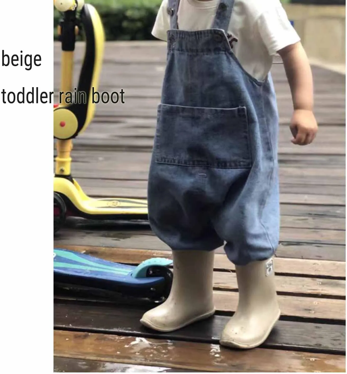 Toddler Rain Boots for Boys Girls Baby Rain boot Lightweight Kids Rain Boots Infant Rainboots 1-6 Years