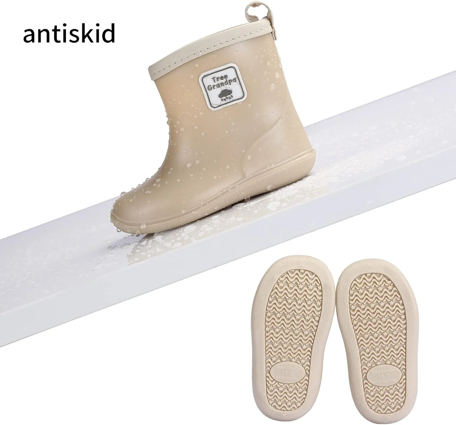 Toddler Rain Boots for Boys Girls Baby Rain boot Lightweight Kids Rain Boots Infant Rainboots 1-6 Years