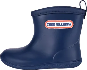 Tree Grandpa Toddler Rain Boots for Boys Girls Waterproof Baby Kids Rain Boots With Easy-on