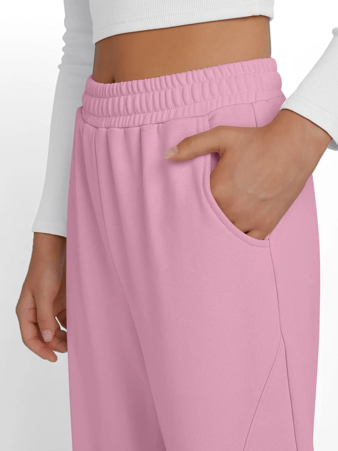 Trendy Queen Women's Wide Leg Sweatpants Baggy Y2K High Waisted Joggers Fall Fashion Clothes with Pockets 2025