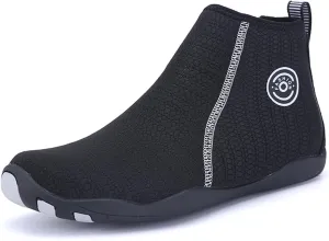 UMANPOO Women Water Shoes Men Barefoot Slip on Sneakers Swim Aqua Beach Running Walking Hiking Cycling Non Slip High Top