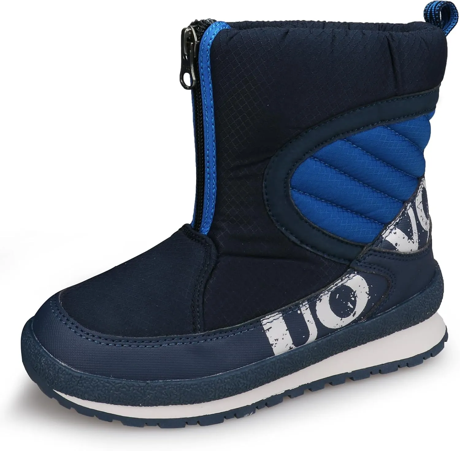 UOVO Kids Boys girls Snow Boots Warm Ankle Fur Lined Slip Resistant Waterproof Outdoor Winter Shoes(Little Kids/Big Kids)