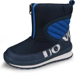 UOVO Kids Boys girls Snow Boots Warm Ankle Fur Lined Slip Resistant Waterproof Outdoor Winter Shoes(Little Kids/Big Kids)