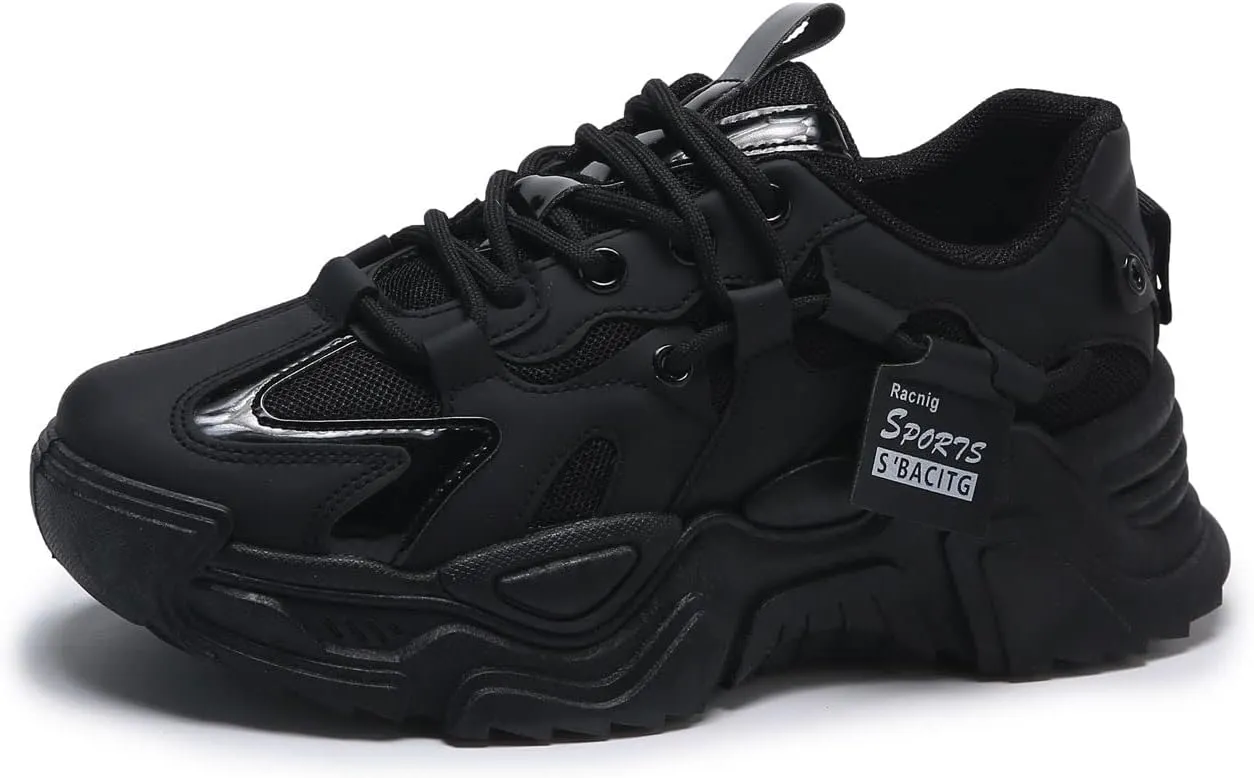 VAXAV Women's Fashion Breathable Mesh Platform Sneakers Casual Jogging Walking Shoes 5.5-8.5