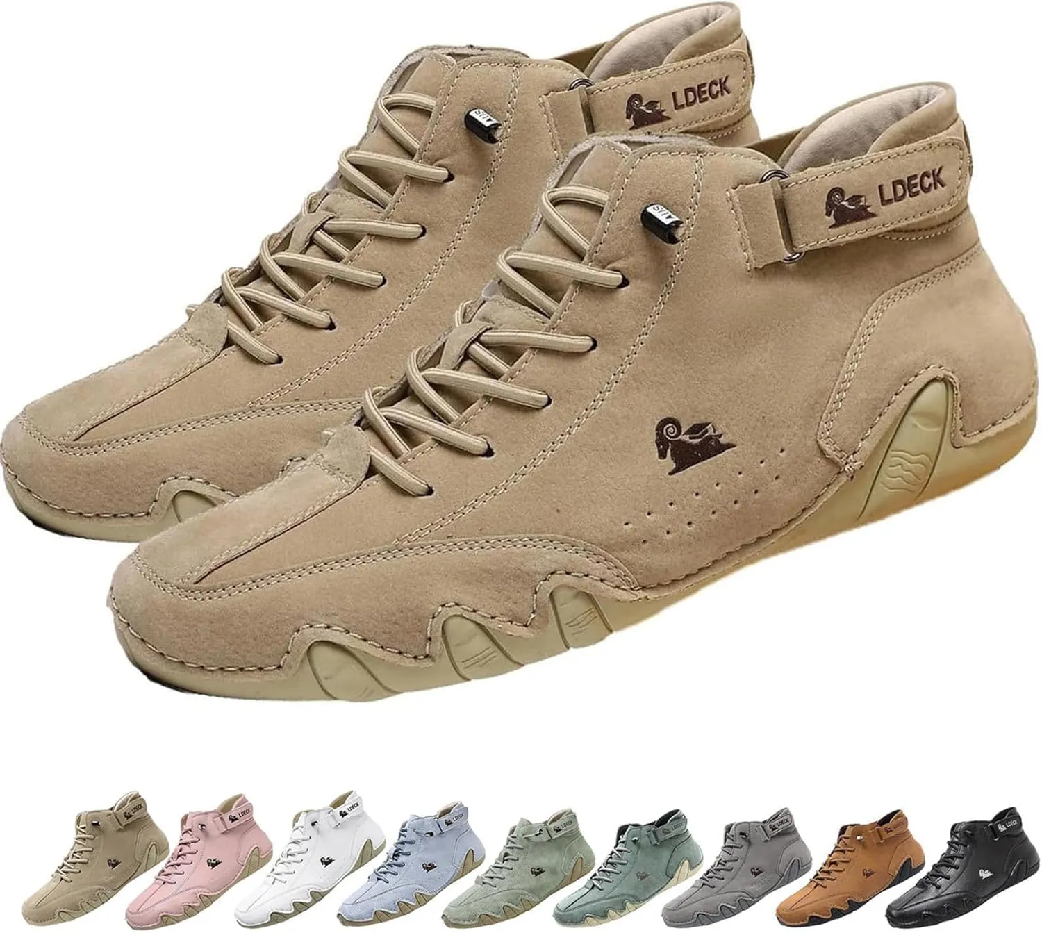 Vogany Shoes Orthopedic Sneakers for Women,Waterproof and Breathable Unisex Outdoor Arch Support Hiking and Walking Shoes