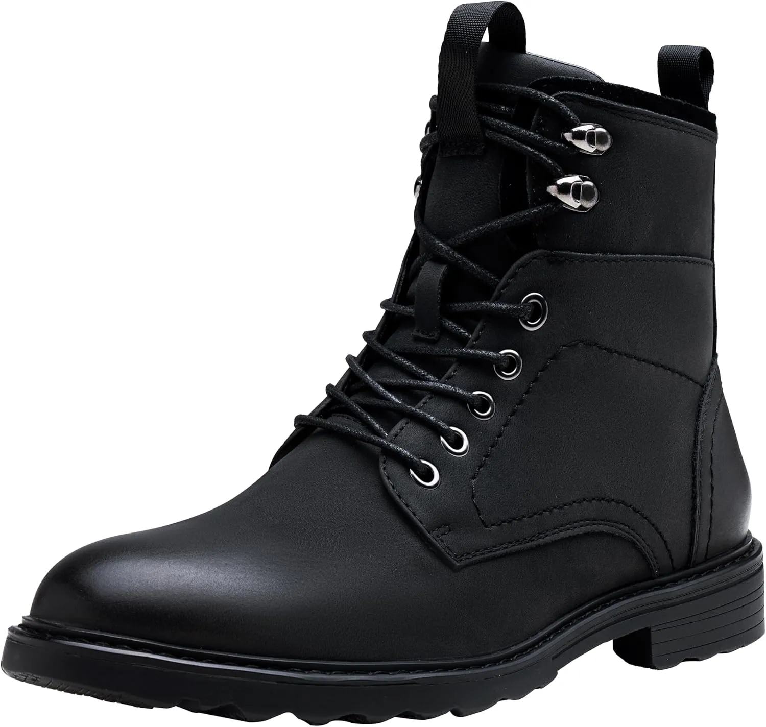Vostey Mens Boots Motorcycle Casual Boots for Men Zipper Fashion Chukka Boots Mens