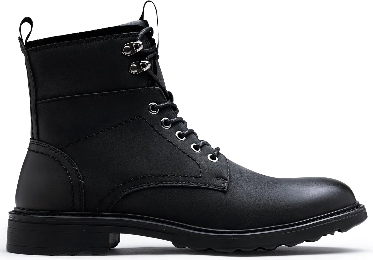 Vostey Mens Boots Motorcycle Casual Boots for Men Zipper Fashion Chukka Boots Mens