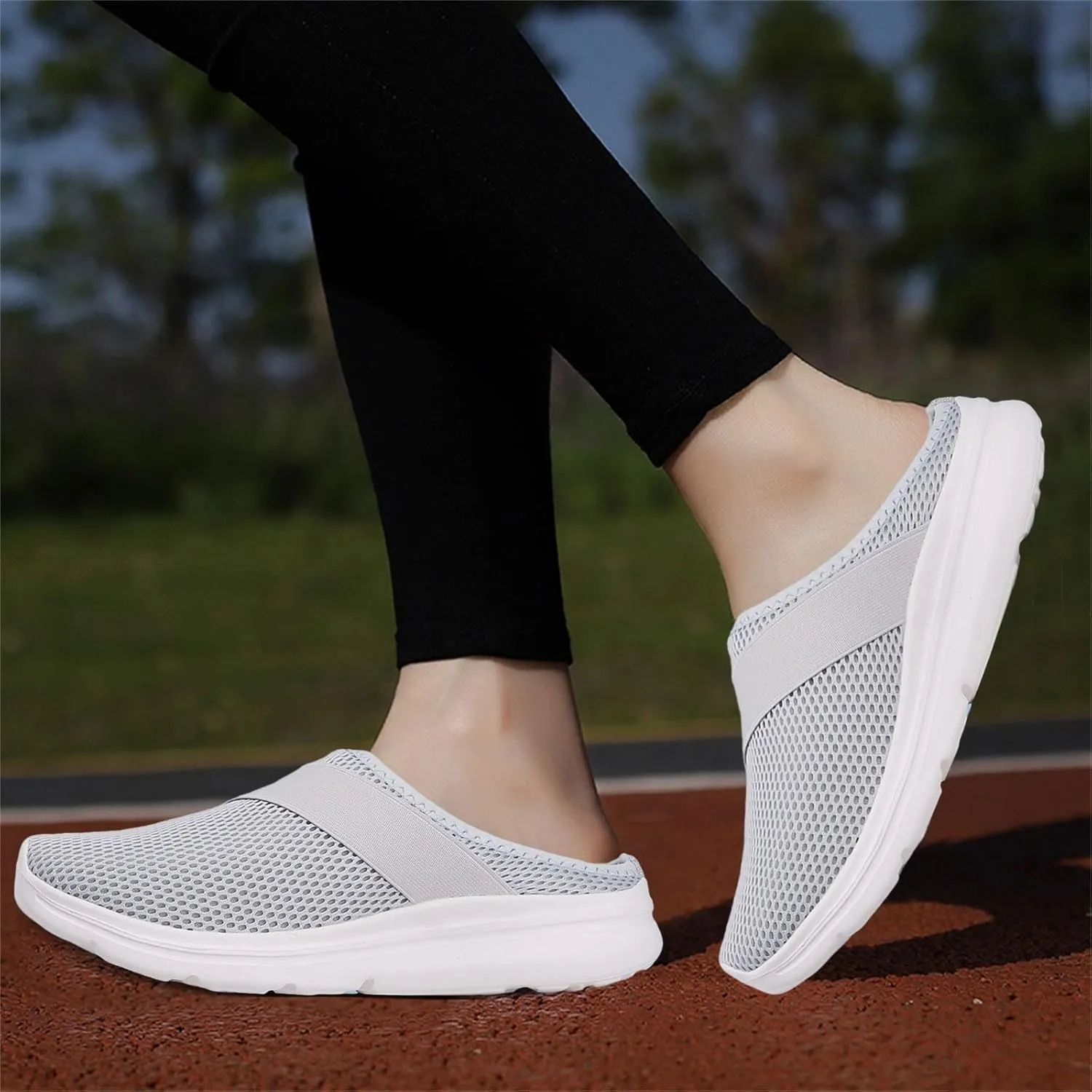 Walking Shoes Tennis Comfortable Fashion Women's Shoes Breathable Slip On Mesh Outdoor Leisure Casual Sneakers