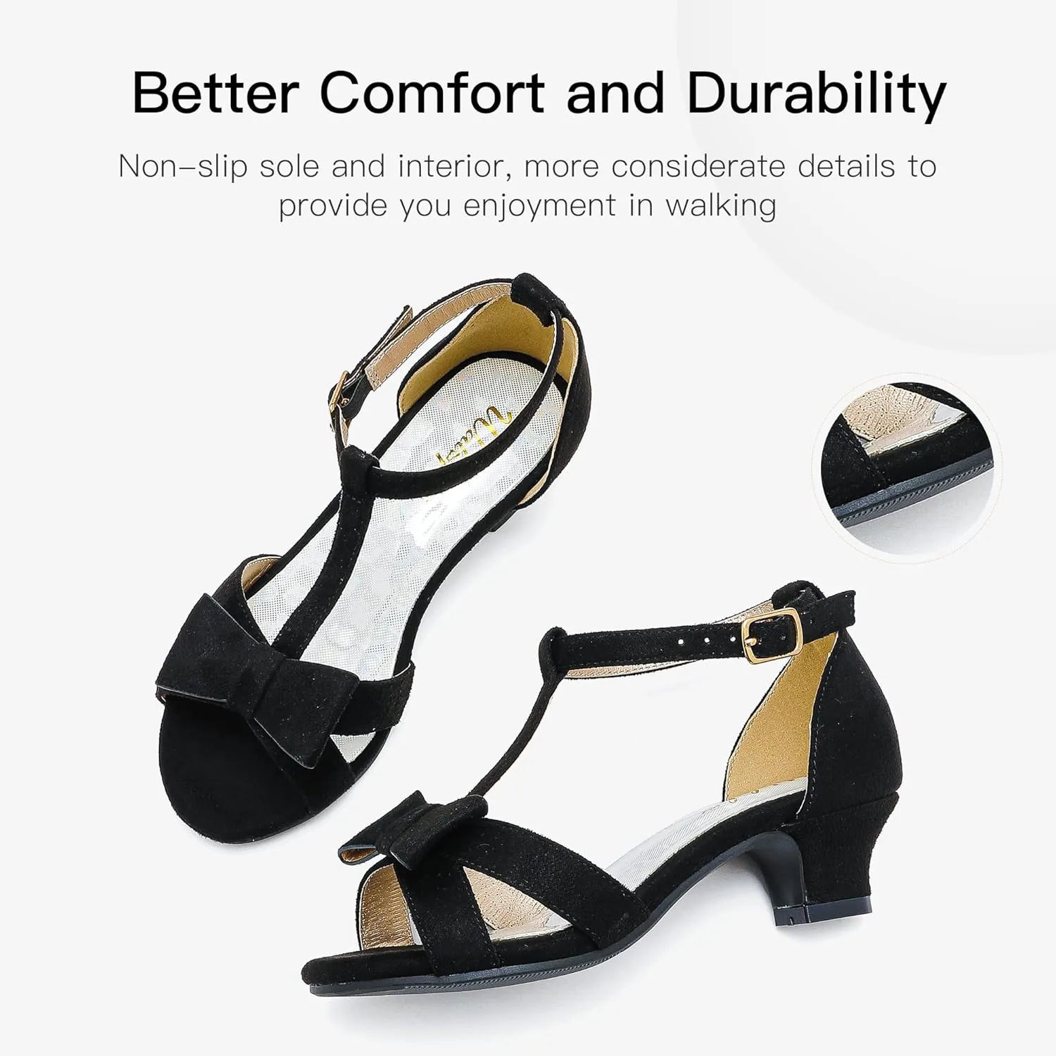 Walofou Toddler Little Kid Big Kid Sandals for Girls