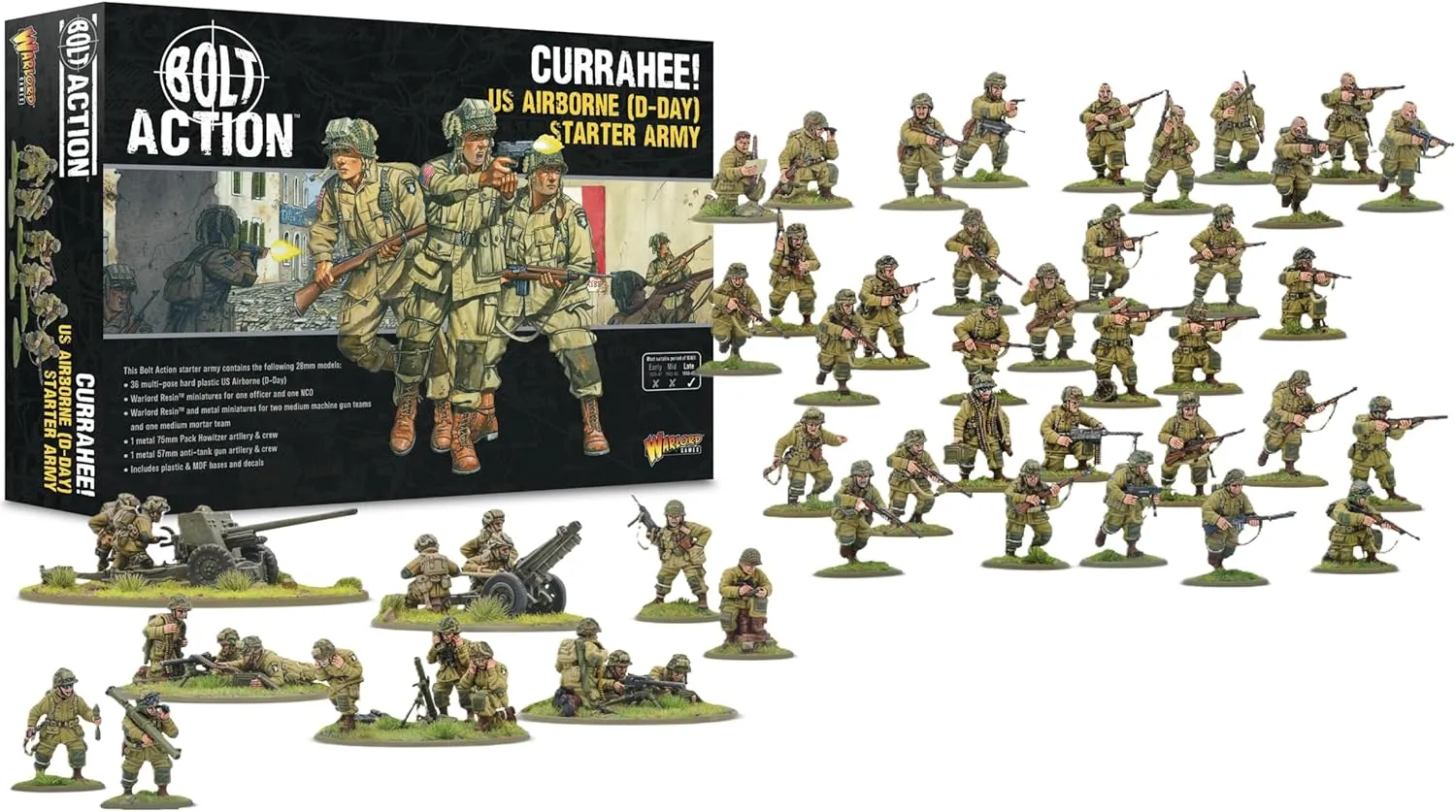 Warlord Games Bolt Action: Currahee! Us Airborne (D-Day) Starter Army