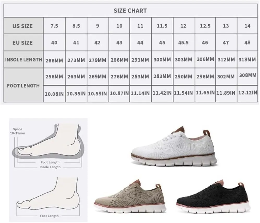 Wearbreeze Shoes, Urban - Ultra Comfortable Breeze Shoes, for Mesh Dress Sneakers Business Casual Walking