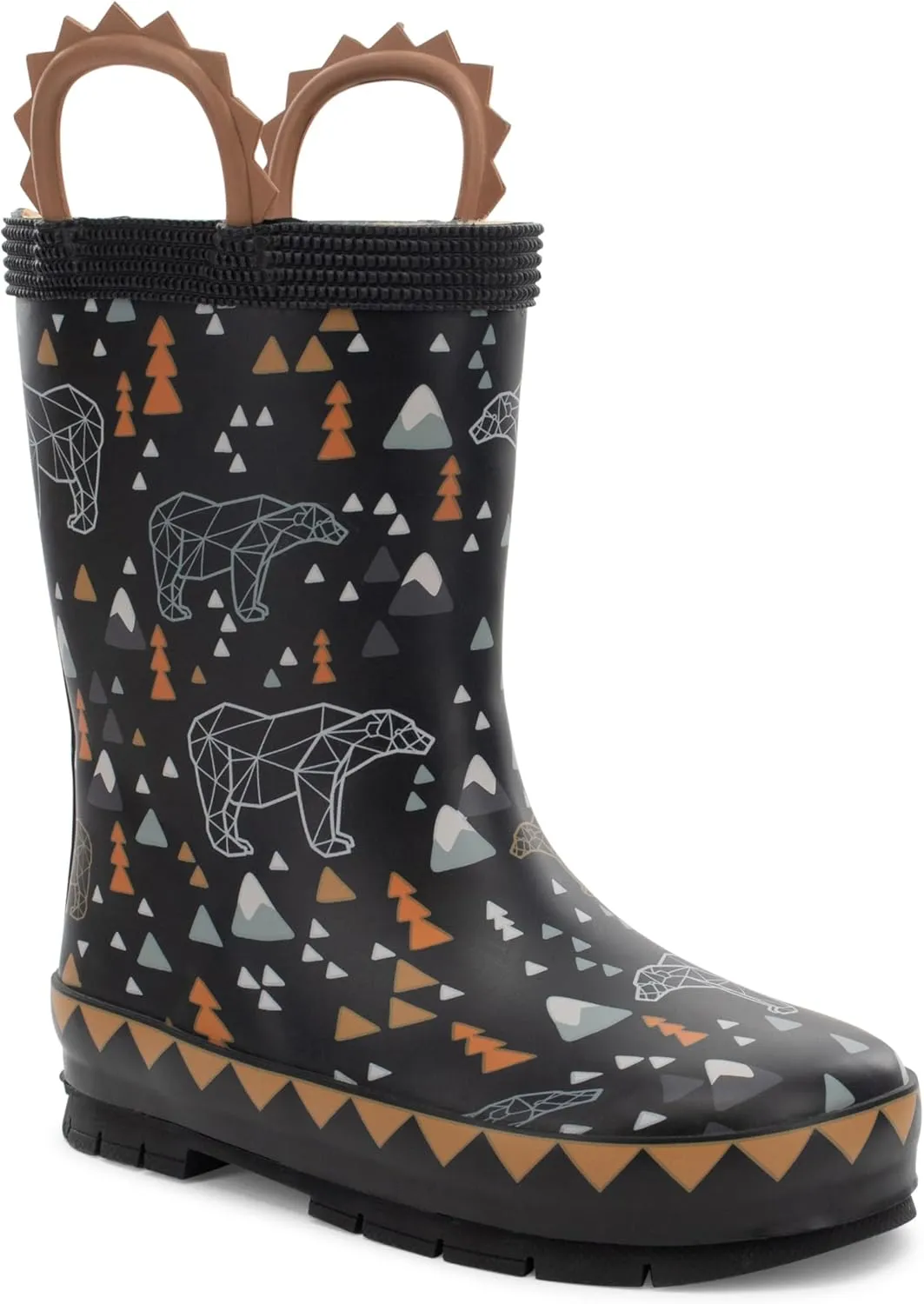 Western Chief Rain Boots with Pull on Handles for Toddlers and Kids - Premium Waterproof Boots for Boys and Girls