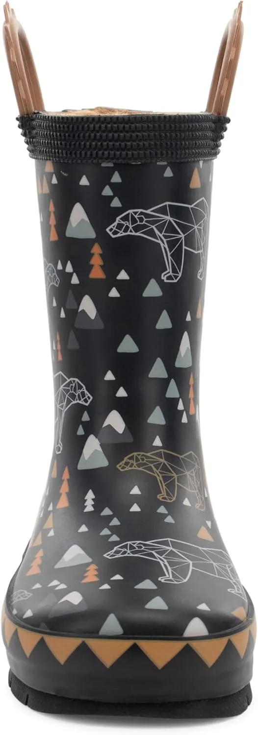 Western Chief Rain Boots with Pull on Handles for Toddlers and Kids - Premium Waterproof Boots for Boys and Girls