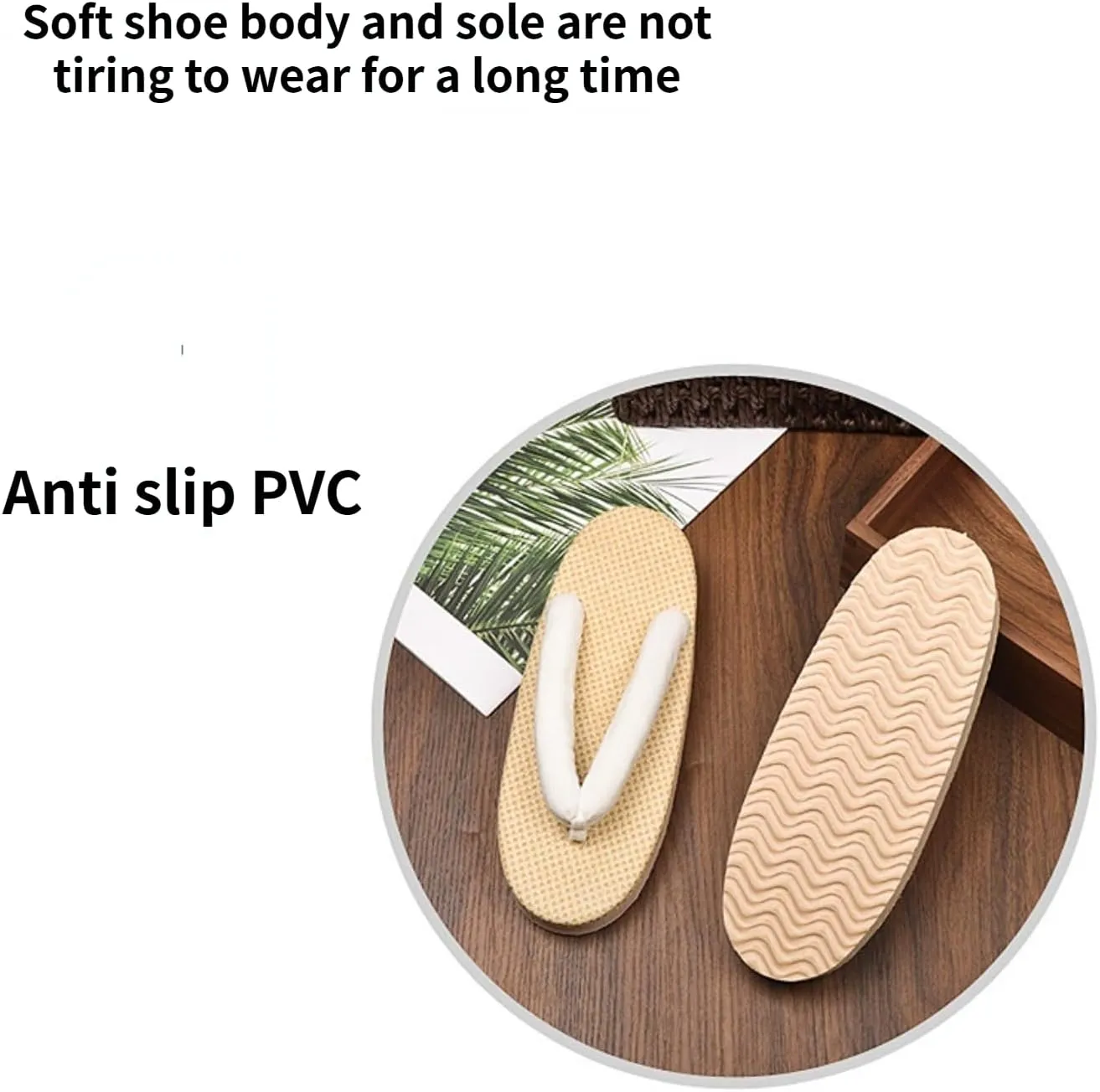 Women Japanese Cosplay Slippers Flip-Flop Clogs Wooden Sandals Multi-color Soft Sole Summer Beach Slippers