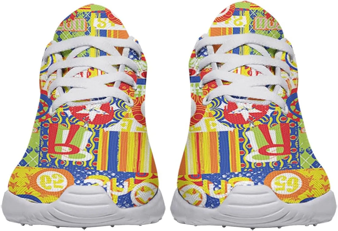 Women Men Colorful Urban Texture Shoes Personalited 3D Print Running Shoes Athletic Tennis Sneakers