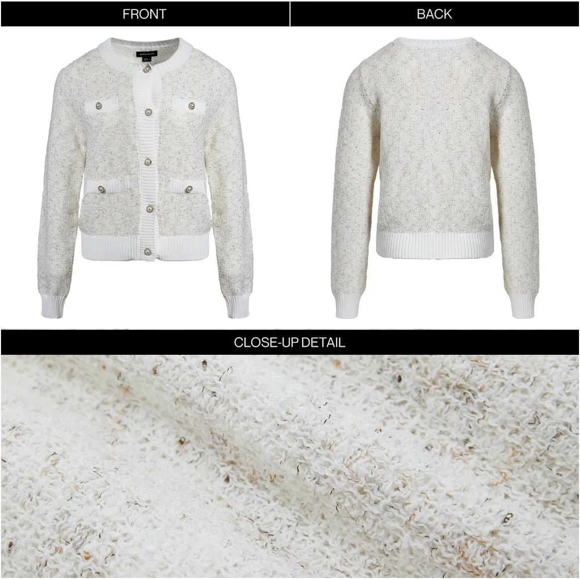 Women's Cardigan Sweaters Open Front Pearl Button Down Long Sleeve Casual Lightweight Knit Trendy Fall Outfits